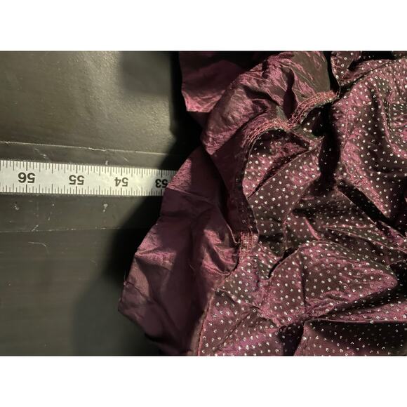 Vintage Jessica McClintock Gunne Sax Juniors Gown 13 Purple Sparkle Prom 90s Y2K - Picture 9 of 10